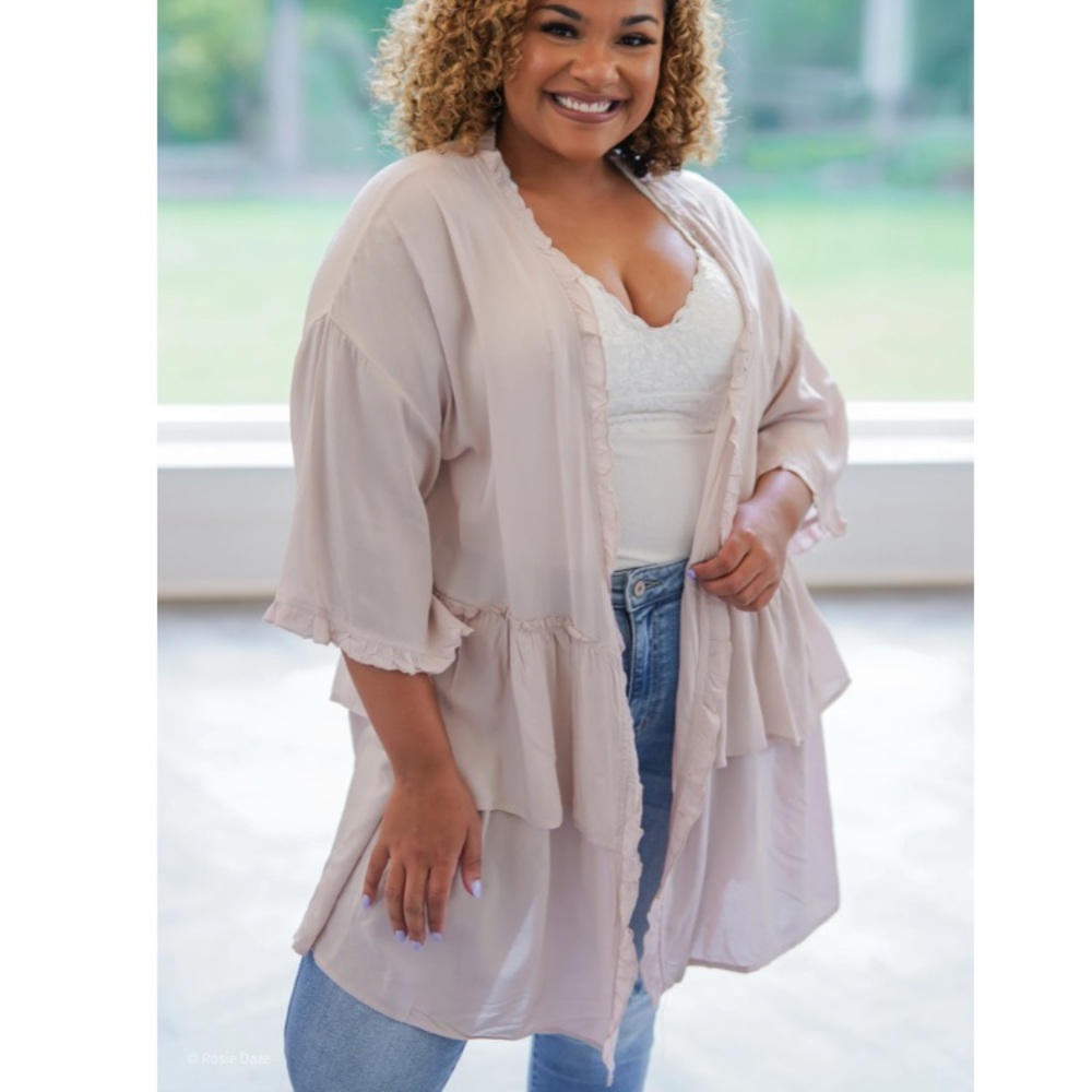 Ruffle Cardigan - Picture 2 of 5
